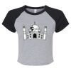 Women's Micro Rib Raglan Baby Tee Thumbnail