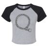 Women's Micro Rib Raglan Baby Tee Thumbnail