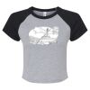 Women's Micro Rib Raglan Baby Tee Thumbnail
