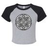 Women's Micro Rib Raglan Baby Tee Thumbnail