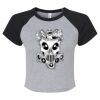 Women's Micro Rib Raglan Baby Tee Thumbnail
