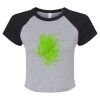 Women's Micro Rib Raglan Baby Tee Thumbnail
