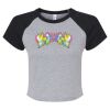 Women's Micro Rib Raglan Baby Tee Thumbnail