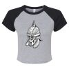 Women's Micro Rib Raglan Baby Tee Thumbnail