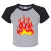 Women's Micro Rib Raglan Baby Tee Thumbnail
