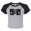 Women's Micro Rib Raglan Baby Tee Thumbnail