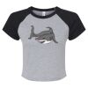 Women's Micro Rib Raglan Baby Tee Thumbnail