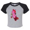Women's Micro Rib Raglan Baby Tee Thumbnail