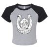 Women's Micro Rib Raglan Baby Tee Thumbnail