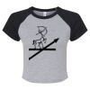 Women's Micro Rib Raglan Baby Tee Thumbnail