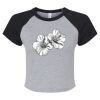 Women's Micro Rib Raglan Baby Tee Thumbnail