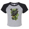 Women's Micro Rib Raglan Baby Tee Thumbnail