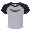 Women's Micro Rib Raglan Baby Tee Thumbnail