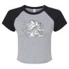 Women's Micro Rib Raglan Baby Tee Thumbnail