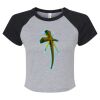 Women's Micro Rib Raglan Baby Tee Thumbnail