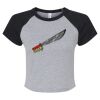 Women's Micro Rib Raglan Baby Tee Thumbnail