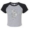 Women's Micro Rib Raglan Baby Tee Thumbnail
