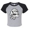 Women's Micro Rib Raglan Baby Tee Thumbnail