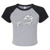 Women's Micro Rib Raglan Baby Tee Thumbnail