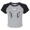 Women's Micro Rib Raglan Baby Tee Thumbnail
