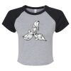 Women's Micro Rib Raglan Baby Tee Thumbnail