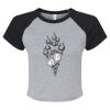 Women's Micro Rib Raglan Baby Tee Thumbnail