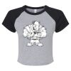 Women's Micro Rib Raglan Baby Tee Thumbnail
