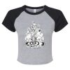 Women's Micro Rib Raglan Baby Tee Thumbnail