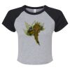 Women's Micro Rib Raglan Baby Tee Thumbnail