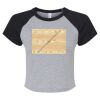 Women's Micro Rib Raglan Baby Tee Thumbnail