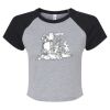 Women's Micro Rib Raglan Baby Tee Thumbnail