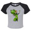 Women's Micro Rib Raglan Baby Tee Thumbnail
