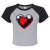 Women's Micro Rib Raglan Baby Tee Thumbnail