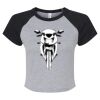 Women's Micro Rib Raglan Baby Tee Thumbnail