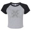 Women's Micro Rib Raglan Baby Tee Thumbnail