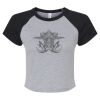 Women's Micro Rib Raglan Baby Tee Thumbnail
