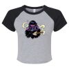 Women's Micro Rib Raglan Baby Tee Thumbnail