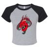 Women's Micro Rib Raglan Baby Tee Thumbnail