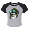 Women's Micro Rib Raglan Baby Tee Thumbnail
