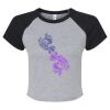 Women's Micro Rib Raglan Baby Tee Thumbnail