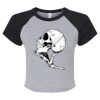 Women's Micro Rib Raglan Baby Tee Thumbnail