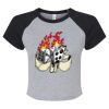Women's Micro Rib Raglan Baby Tee Thumbnail