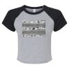 Women's Micro Rib Raglan Baby Tee Thumbnail
