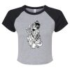 Women's Micro Rib Raglan Baby Tee Thumbnail