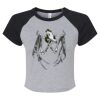 Women's Micro Rib Raglan Baby Tee Thumbnail
