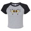 Women's Micro Rib Raglan Baby Tee Thumbnail