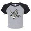 Women's Micro Rib Raglan Baby Tee Thumbnail