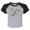 Women's Micro Rib Raglan Baby Tee Thumbnail
