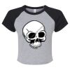 Women's Micro Rib Raglan Baby Tee Thumbnail