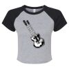 Women's Micro Rib Raglan Baby Tee Thumbnail